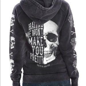 NWOT Beautiful Disaster Hoodie